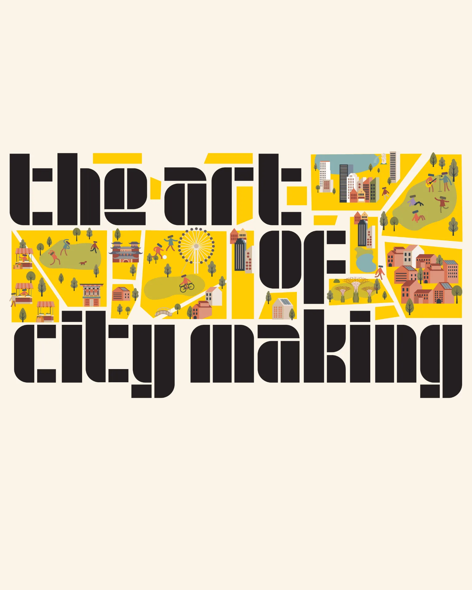 The Art of Citymaking festival identity 3