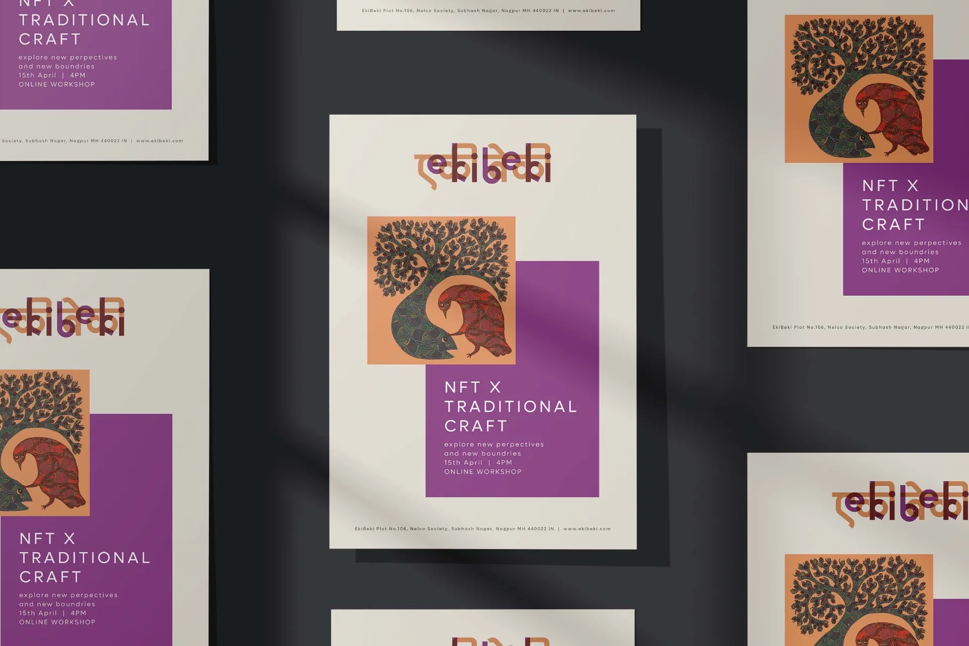 Eki Beki - NFT x Traditional Craft posters