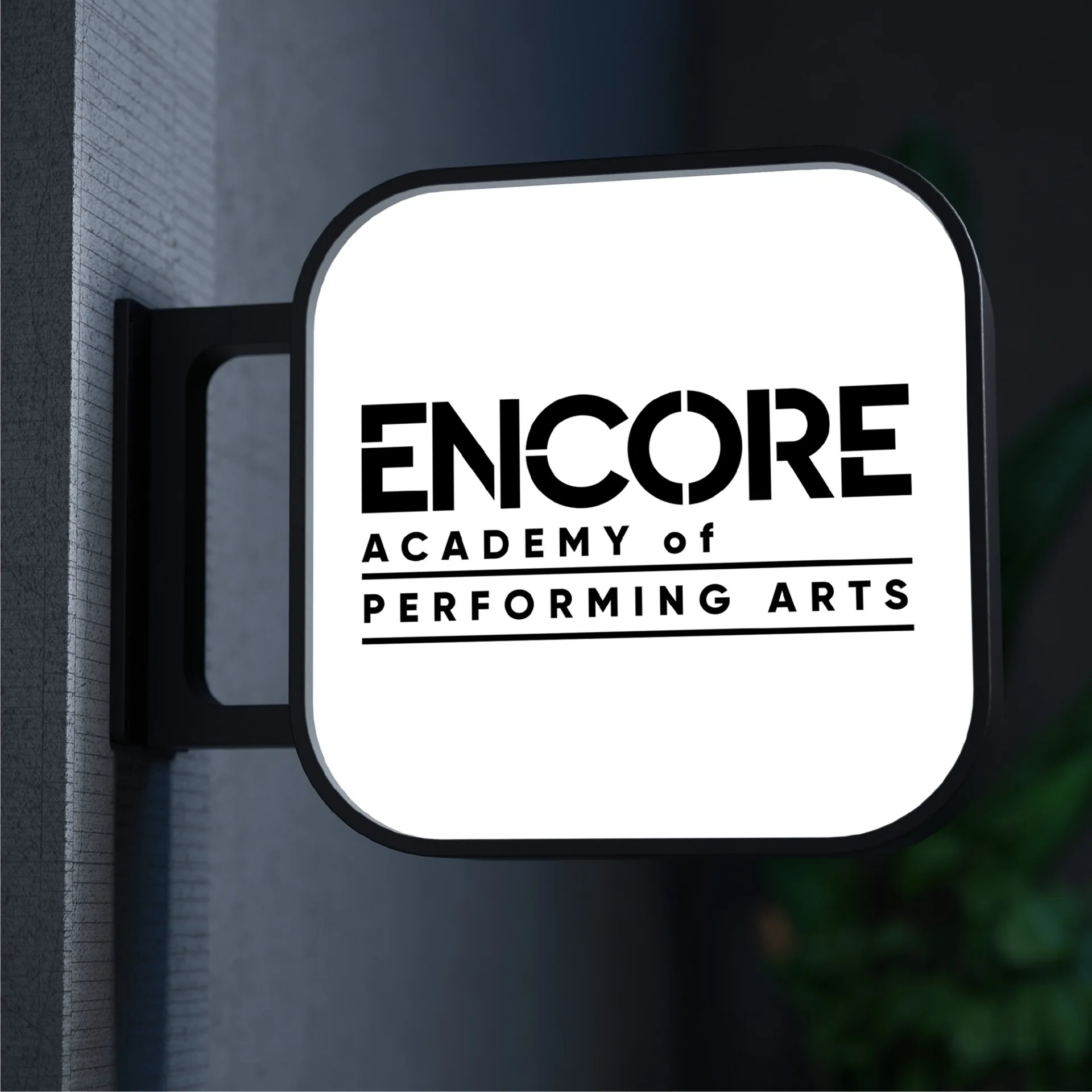 Encore Academy - Brand design elements
