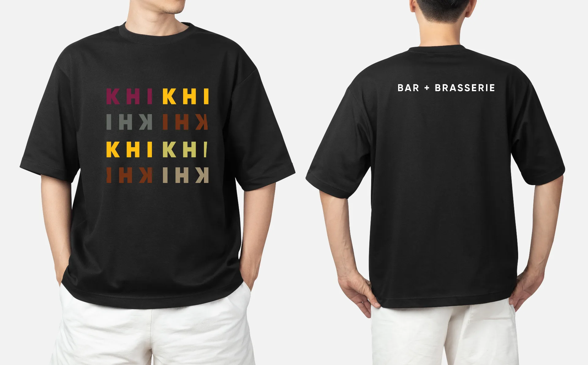 KHI KHI - Identity for a contemporary bar by chef-entrepreneur Tarun Sibal in New Delhi.