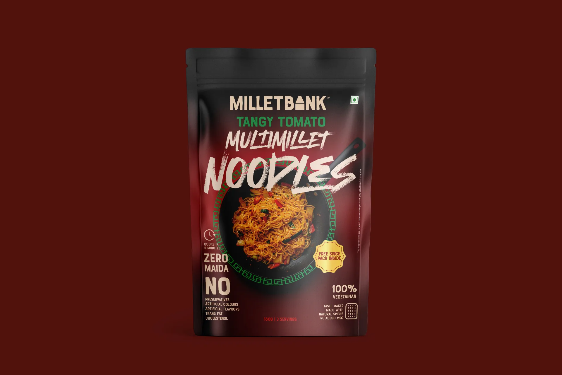 MILLET BANK - Identity and packaging for a women-led initiative reviving India's 7,000-year-old millet legacy.