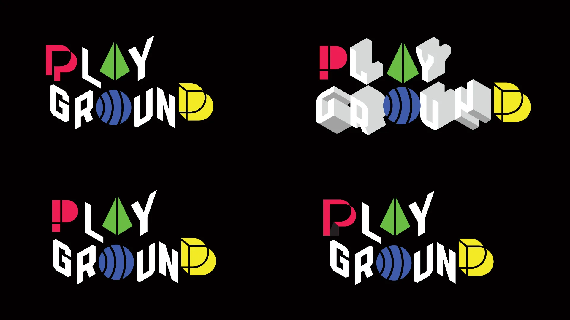 Playground gaming show branding 3